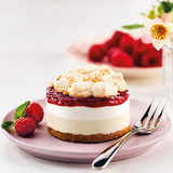 Raspberry Pavlova Cheesecakes