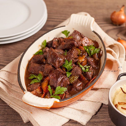 Braised Red Deer Stew with Chocolate and Cinnamon