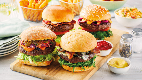 Big 4 Steak Burger Selection