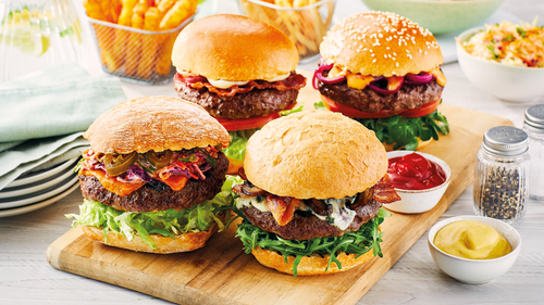 Big 4 Steak Burger Selection Big 4 Steak Burger Selection