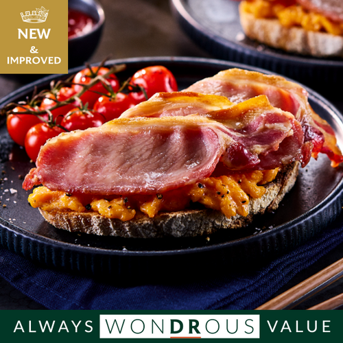 British Outdoor Bred Dry Cured Back Bacon British Outdoor Bred Dry Cured Back Bacon