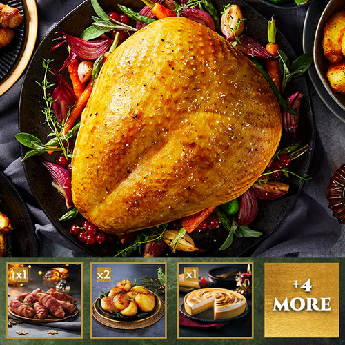 British Free-range Bronze Turkey Crown Box with Trimmings British Free-range Bronze Turkey Crown Box with Trimmings