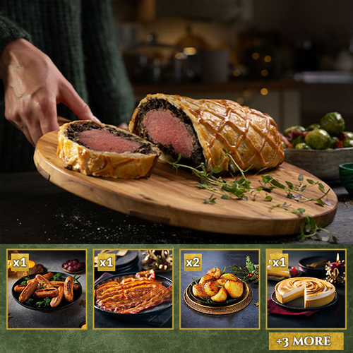 British Beef Wellington Box with Trimmings