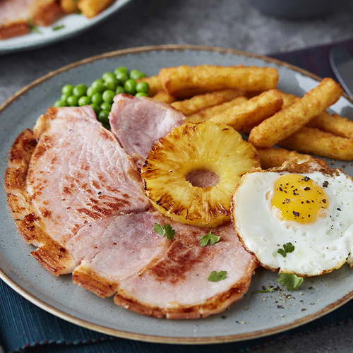 British Unsmoked Gammon Steaks, pack of 2, 400g