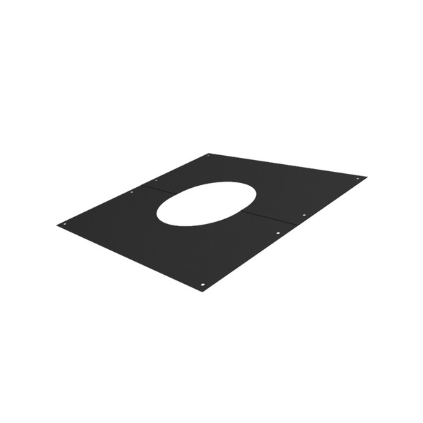 D3W 2-Part Square Finishing Plate 0°-5° 6" PC