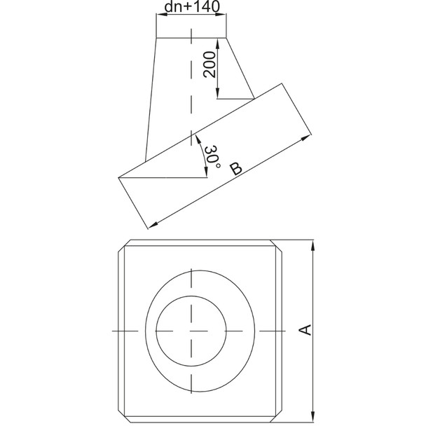 D3W Roof Flashing 20°-35° 5" SS