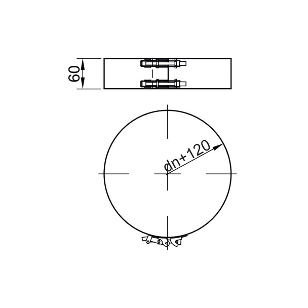 D3W Locking Band 7" SS