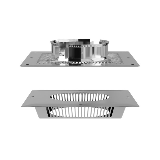 SFLUE Ventilated Ceiling Support Kit  6" SS