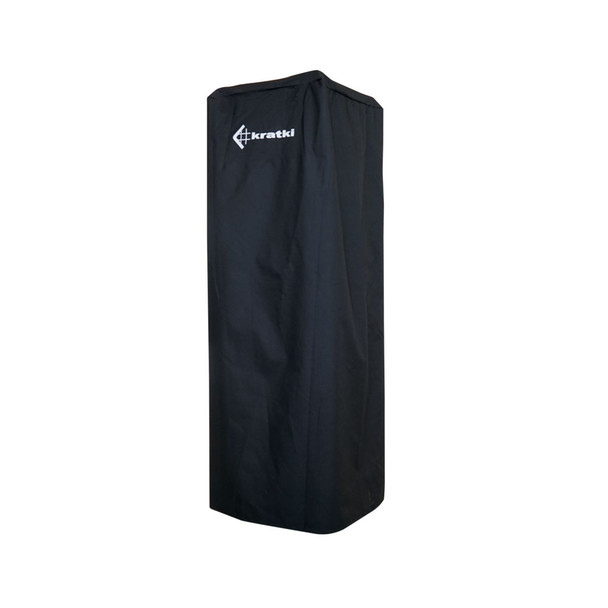 Gas Patio Heater Cover - Black with White Logo