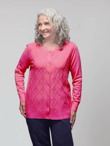 Pink Cardigan Pink Cardigan
