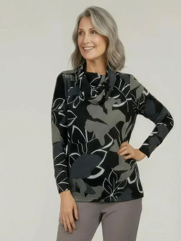Renoma top with snood