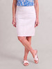 Equinox denim white skirt