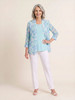 AQUA PEARL FLEUR JACKET