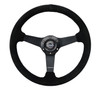 350MM 1" Deep Dish Steering Wheel by NRG in Alcantara