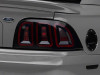 96-98 Ford Mustang LED Tail Lights - Black Housing w Smoked Lens by Raxiom (rax389876)