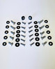 1986-1993 Mustang Engine Bay Full Kit (Black 1" Washers, Flat Head Bolts) by Cerbinator Auto Designs 