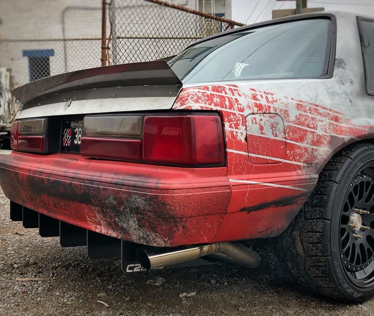 79-93 Mustang Coupe/Convertible Ducktail Spoiler (Welded Version)