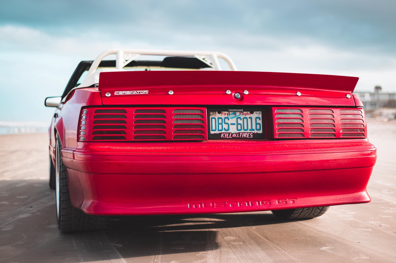 79-93 Mustang Coupe/Convertible Ducktail Spoiler (Beadless Version)