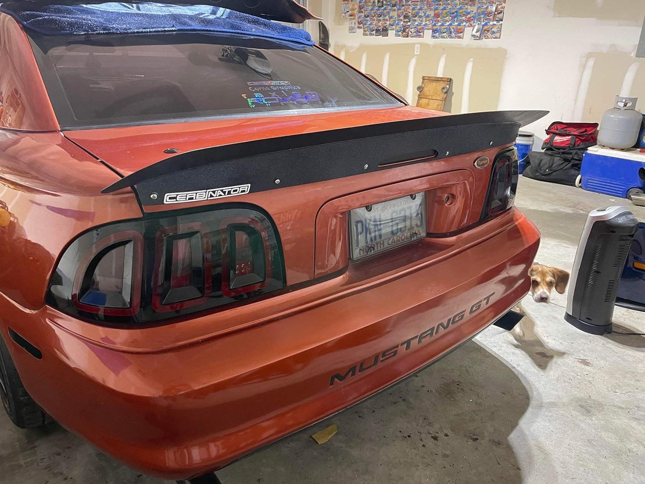 1994-1998 SN95 Mustang Rear Spoiler (Beadless Version)