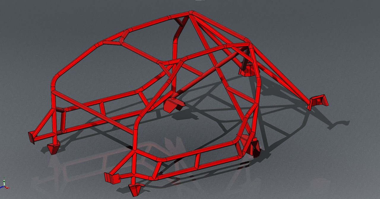 1994-2004 Mustang SN95 FD Spec Roll Cage Kit by Cage Kits