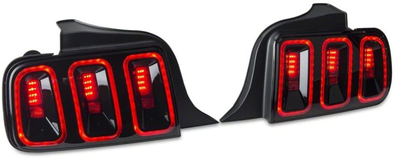 05-09 Mustang Gen5 LED Tail Lights (2013-14 Mustang Style)