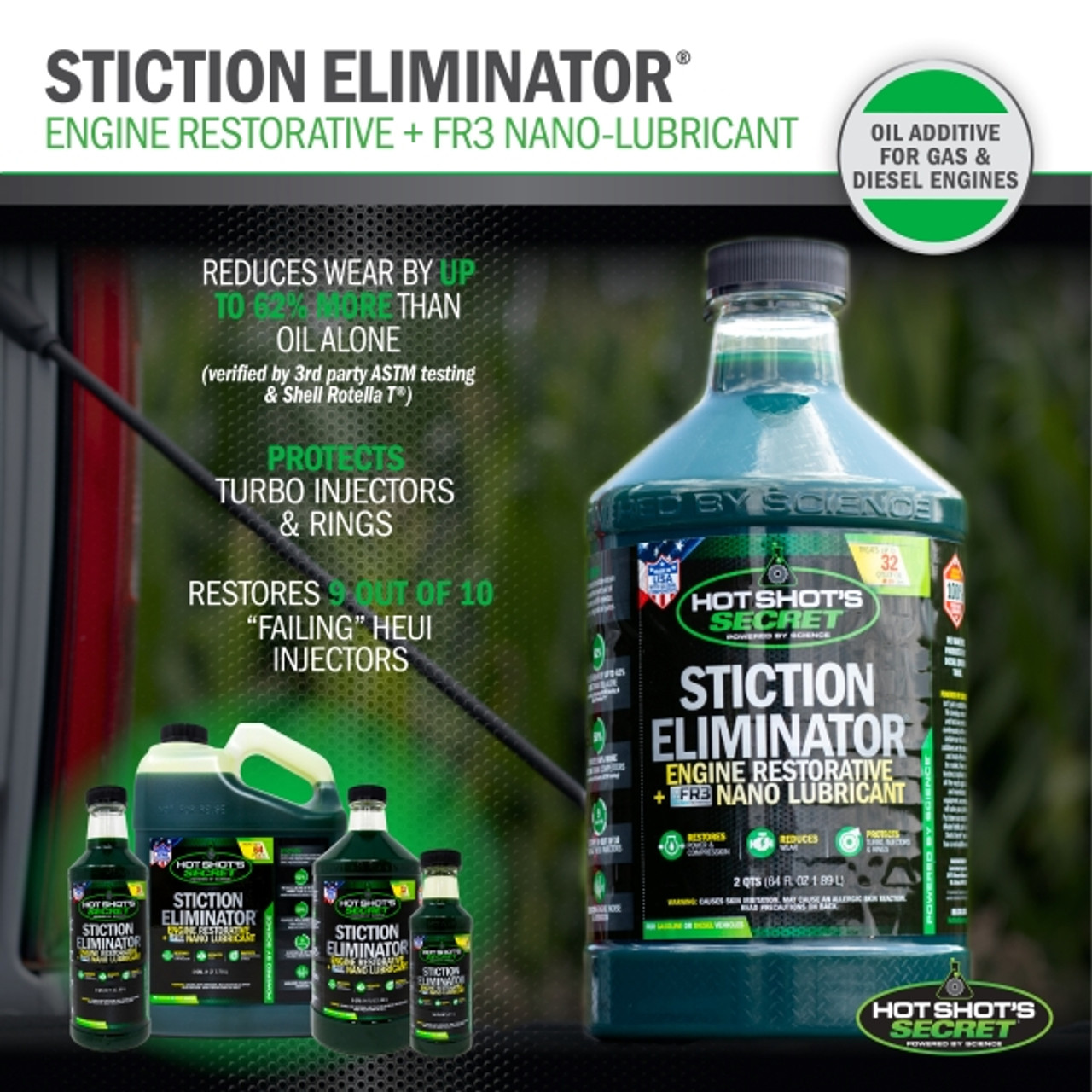 Stiction Eliminator Oil Treatment by Hot Shot's Secret