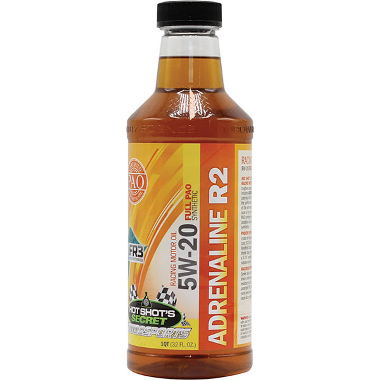 Adrenaline Race Oil R2 5W20 1 Quart Container by Hot Shot's Secret 