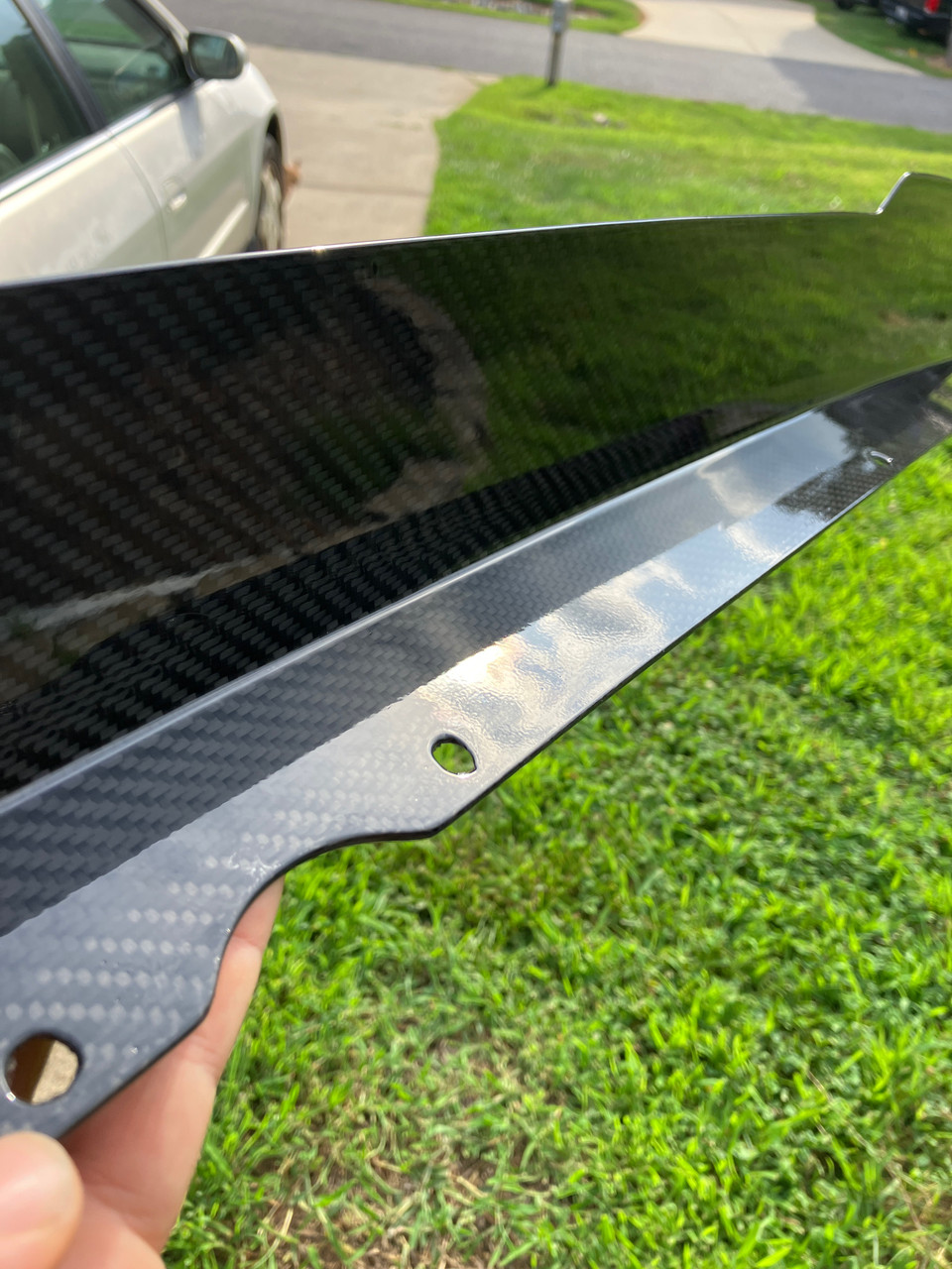 79-93 Mustang Foxbody Coupe/Convertible Ducktail Spoiler (Carbon Fiber, Clear Coated) by Cerbinator Auto Designs