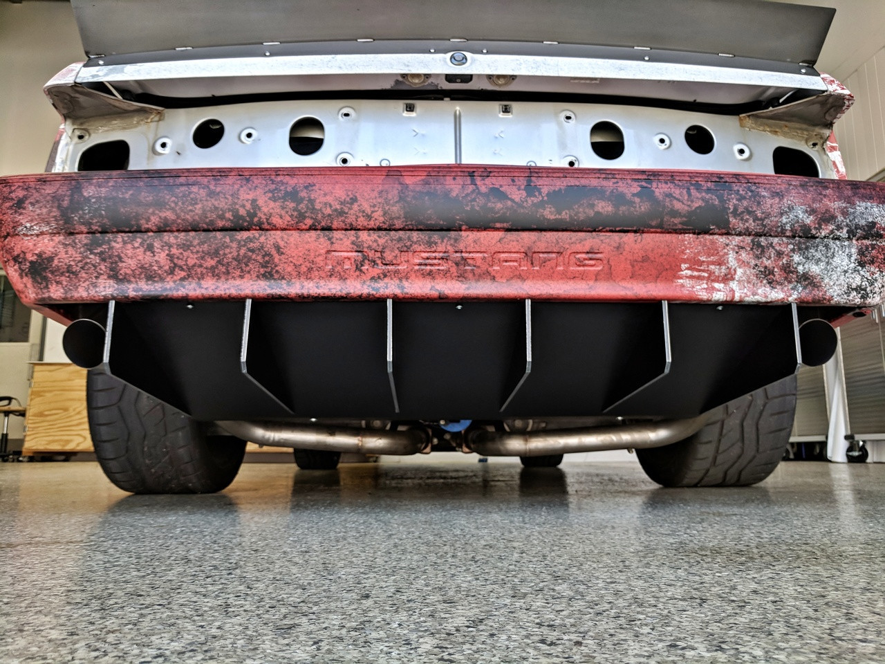 1987-1993 Mustang LX Rear Diffuser