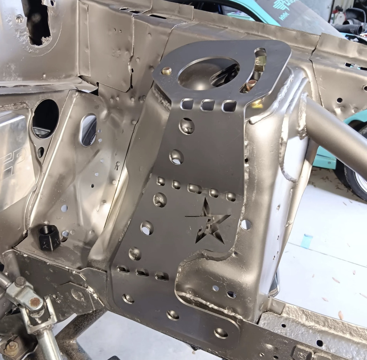 ユニオン：SUPER MUSTANG 動力ユニット、サーボ付き 新品未組立品 Reinforcement_Plates__87457.