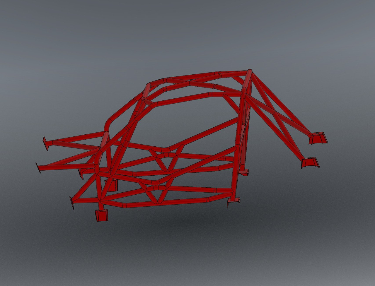 79-93 Mustang Foxbody Roll Cage Kit (Road Race Spec) by Cage Kits