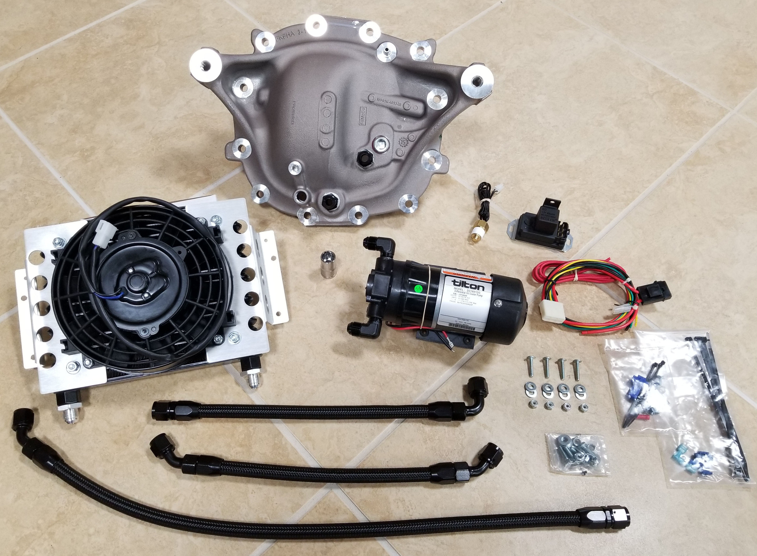1521 Mustang (S550) Differential Cooler Kit