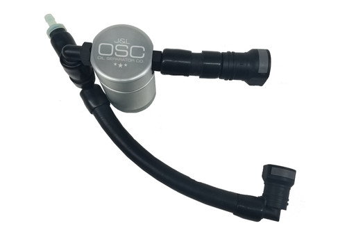 2011-2017 Mustang GT (w/Roush/VMP S/C) Oil Separator 3.0 Passenger's Side, Clear Anodized 2011-2017 Mustang GT (w/Roush/VMP S/C) Oil Separator 3.0 Passenger's Side, Clear Anodized