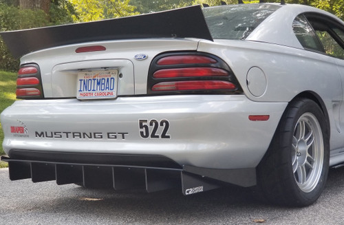 94-98 Mustang Rear Diffuser - Race Version by Carter's Customs