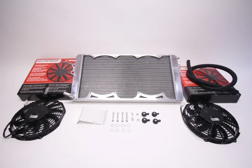 2005-2019 Mustang Heat Exchanger by PLM with optional Spal Fans