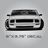 S197 Mustang Drift Sticker