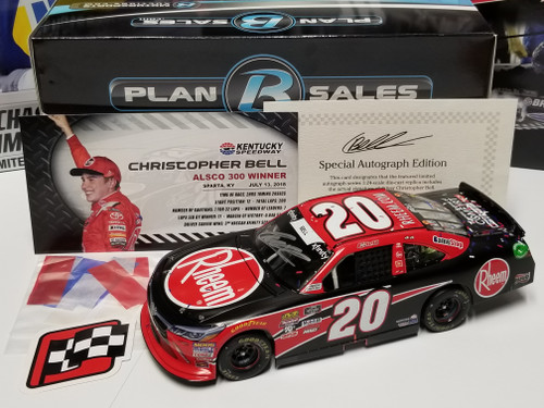 Christopher Bell Autographed 2018 Kentucky Win Raced Version 1/24