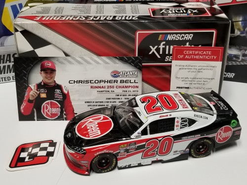 Christopher Bell Autographed 2019 Atlanta Win Raced Version 1/24