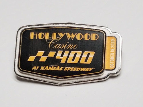 2020 Hollywood Casino 400 at Kansas Official Event Pin Won by Joey Logano