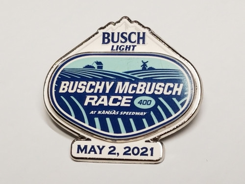 2021 Buschy McBusch Race 400 at Kansas Event Pin Won by Kyle Busch