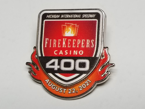 2021 Fire Keepers Casino 400 at Michigan Official Event Pin Won by Ryan Blaney