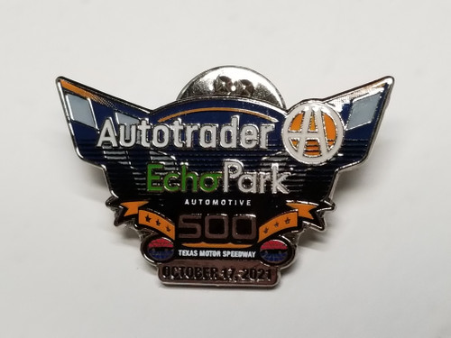 2021 Auto Trader Echo Park 500 at Texas Official Event Pin Won by Kyle Larson