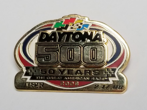 2008 Daytona 500 Official Event Pin Won By Ryan Newman