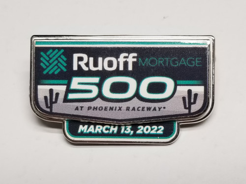 2022 Ruoff Mortgage 500 at Phoenix Official Event Pin won by Chase Briscoe