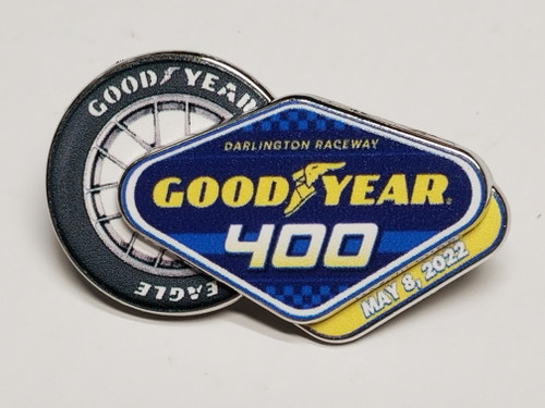 2022 Goodyear 400 at Darlington Official Event Pin won by Joey Logano