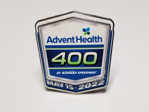 2022 Advent Health 400 at Kansas Official Event Pin won by Kurt Busch