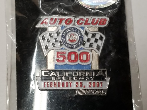 2007 Auto Club 500 at California Official Event Pin Won By Matt Kenseth