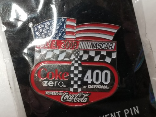 2009 Coke Zero 400 at Daytona Official Event Pin Won By Tony Stewart