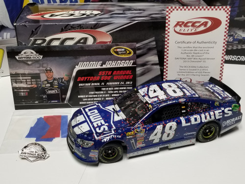 Jimmie Johnson 2013 Lowe's Daytona 500 Win 1/24 Elite