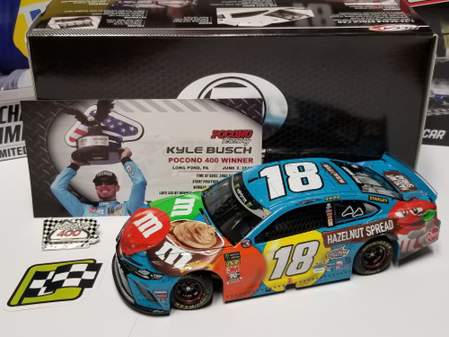 Kyle Busch 2019 M&M's Hazel Nut Pocono Win 1/24 Elite